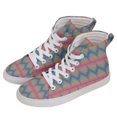 Pattern Background Texture Colorful Men s Hi-top Skate Sneakers by HermanTelo