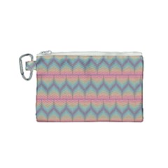 Pattern Background Texture Colorful Canvas Cosmetic Bag (small)