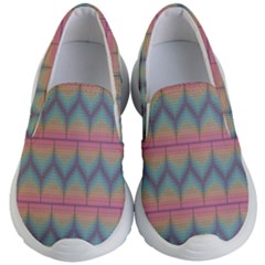 Pattern Background Texture Colorful Kids  Lightweight Slip Ons by HermanTelo