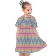 Pattern Background Texture Colorful Kids  Sailor Dress by HermanTelo