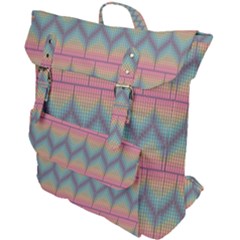 Pattern Background Texture Colorful Buckle Up Backpack