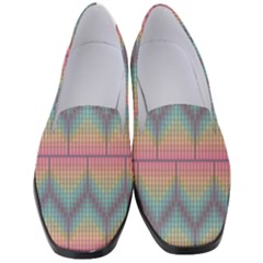 Pattern Background Texture Colorful Women s Classic Loafer Heels by HermanTelo