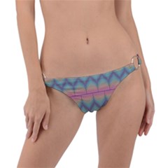 Pattern Background Texture Colorful Ring Detail Bikini Bottom