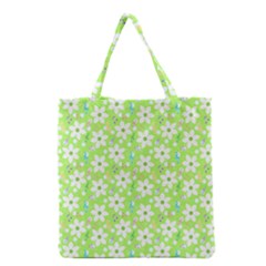 Zephyranthes Candida White Flowers Grocery Tote Bag