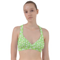 Zephyranthes Candida White Flowers Sweetheart Sports Bra