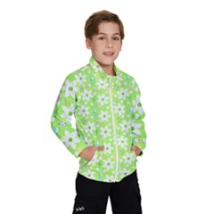 Zephyranthes Candida White Flowers Kids  Windbreaker