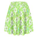 Zephyranthes Candida White Flowers High Waist Skirt View2