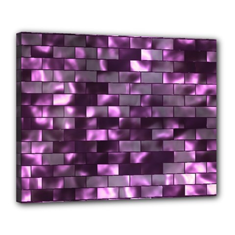 Background Wall Light Glow Canvas 20  X 16  (stretched)