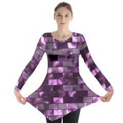 Background Wall Light Glow Long Sleeve Tunic 