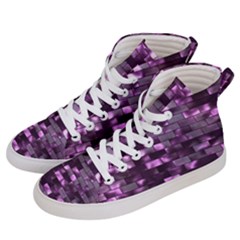 Background Wall Light Glow Women s Hi-top Skate Sneakers by HermanTelo