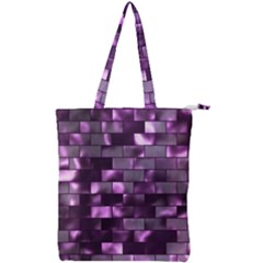 Background Wall Light Glow Double Zip Up Tote Bag