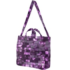 Background Wall Light Glow Square Shoulder Tote Bag