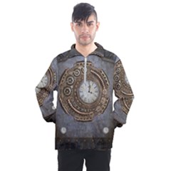 Elegant Steampunk Design Men s Half Zip Pullover by FantasyWorld7