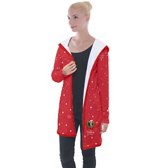 Make Christmas Great Again With Trump Face Maga Longline Hooded Cardigan by snek