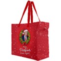 Make Christmas Great Again with Trump Face MAGA Canvas Travel Bag View2