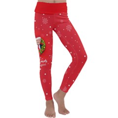 Make Christmas Great Again With Trump Face Maga Kids  Lightweight Velour Classic Yoga Leggings by snek