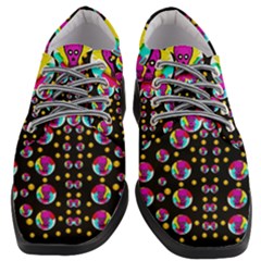 Skull With Many Friends Women Heeled Oxford Shoes by pepitasart