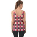 Background Texture Plaid Red Chiffon Cami View2