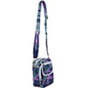 Decorative Floral Design Shoulder Strap Belt Bag View1