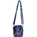 Decorative Floral Design Shoulder Strap Belt Bag View3