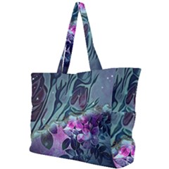 Decorative Floral Design Simple Shoulder Bag by FantasyWorld7