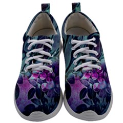 Decorative Floral Design Mens Athletic Shoes