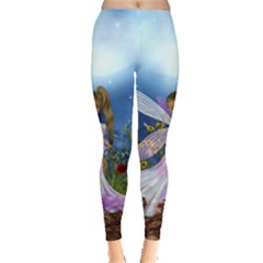 Little Fairy In The Night Leggings  by FantasyWorld7