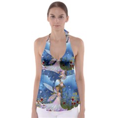 Little Fairy In The Night Babydoll Tankini Top by FantasyWorld7