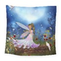 Little Fairy In The Night Square Tapestry (Large) View1