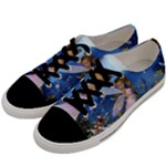 Little Fairy In The Night Men s Low Top Canvas Sneakers