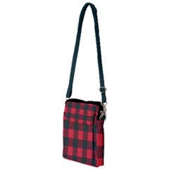 Canadian Lumberjack Red And Black Plaid Canada Multi Function Travel Bag by snek