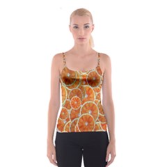 Oranges Background Texture Pattern Spaghetti Strap Top