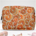 Oranges Background Texture Pattern Make Up Pouch (Medium) View1