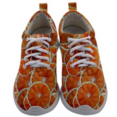 Oranges Background Texture Pattern Mens Athletic Shoes