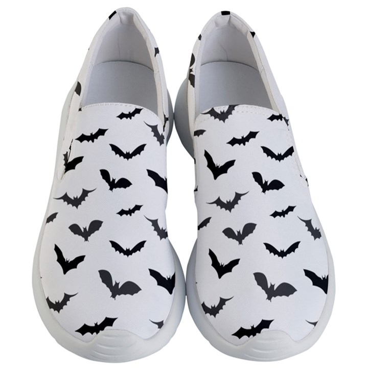 Bats Pattern Women s Lightweight Slip Ons