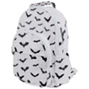 Bats Pattern Rounded Multi Pocket Backpack View1