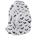 Bats Pattern Rounded Multi Pocket Backpack View2