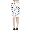 Bats Pattern Midi Wrap Pencil Skirt View2