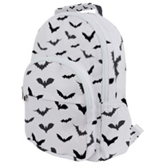 Bats Pattern Rounded Multi Pocket Backpack by Sobalvarro