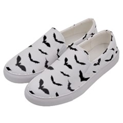 Bats Pattern Men s Canvas Slip Ons by Sobalvarro