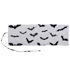 Bats Pattern Roll Up Canvas Pencil Holder (m)