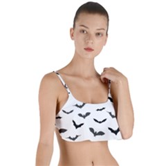 Bats Pattern Layered Top Bikini Top 