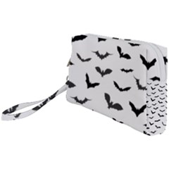 Bats Pattern Wristlet Pouch Bag (small)