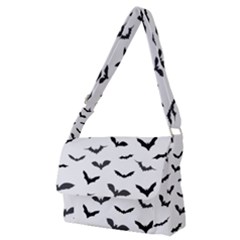 Bats Pattern Full Print Messenger Bag (m)