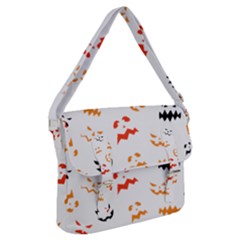 Pumpkin Faces Pattern Buckle Messenger Bag by Sobalvarro