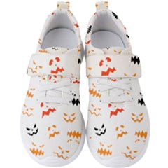 Pumpkin Faces Pattern Men s Velcro Strap Shoes by Sobalvarro