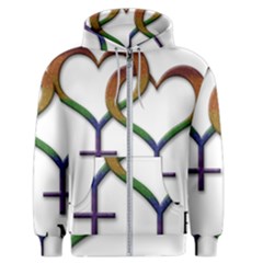 Mrs  And Mrs  Men s Zipper Hoodie by LiveLoudGraphics