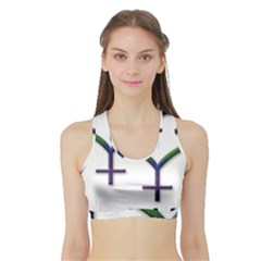 Mrs  And Mrs  Sports Bra With Border by LiveLoudGraphics