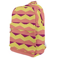 Background Colorful Chevron Classic Backpack