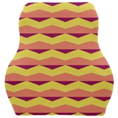 Background Colorful Chevron Car Seat Velour Cushion 